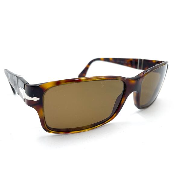 Persol Tortoise Sunglasses Rectangular Havana Brown Polarized Acetate 2803-S